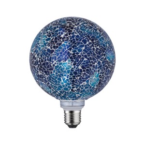 Paulmann E27 LED-bol 5W Miracle Mosaic blauw