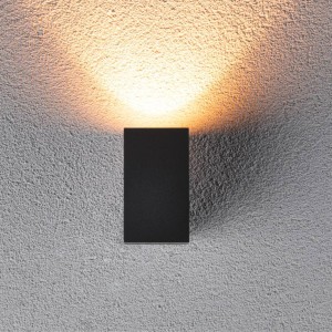 Paulmann Flame LED buitenwandlamp, zwart