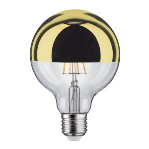 Paulmann LED lamp E27 827 6,5W kopspiegel goud