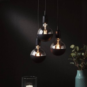 Paulmann LED lamp E27 827 6,5W kopspiegel mat zwart