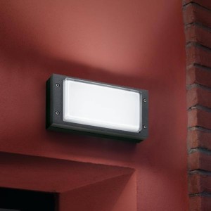 Performance in Lighting Moderne buitenwandlamp BLIZ RING, antraciet