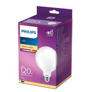 Philips LED Classic bollamp E27 G120 13W mat
