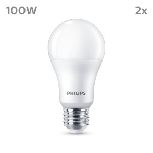 Philips LED lamp E27 13W 1.521lm 4.000K mat per 2