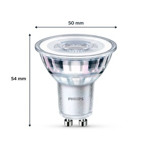 Philips LED lamp GU10 4,6W 355lm 827 h. 36° per 6