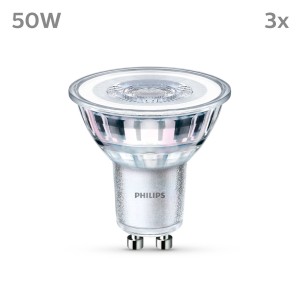 Philips LED lamp GU10 4,6W 390lm 840 h. 36° per 3