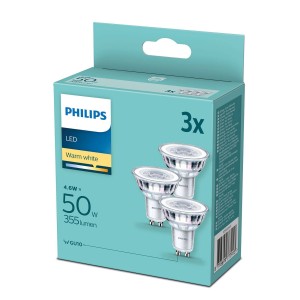 Philips LED reflector GU10 4,6W 2.700 K, 3/pak