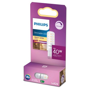 Philips LED stiftamp G9 4W 2.700K mat dimbaar