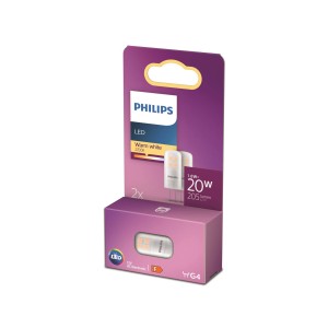 Philips LED stiftlamp G4 1,8W 827 2 per pak