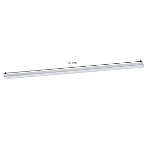 Prios Ashtonis LED meubelverlichting, hoekig, 60 cm