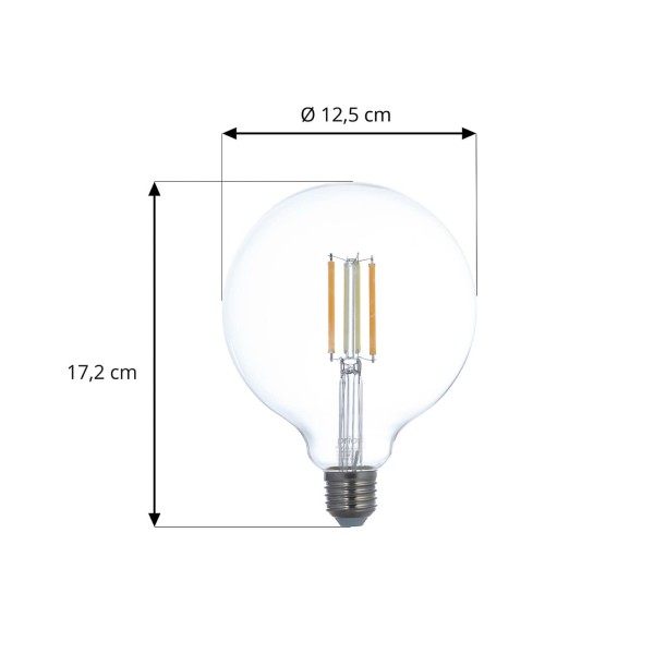 Prios led e27 g125 7w zigbee tuya philips hue