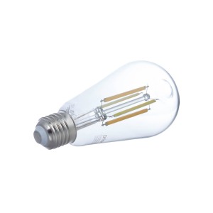 Prios LED filament lamp E27 ST64 7W WLAN per 2