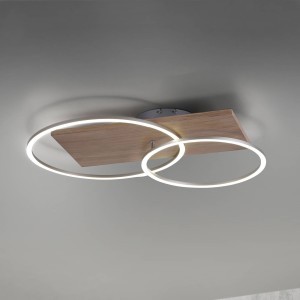 Q-Smart-Home Paul Neuhaus Q-AMIRA LED plafondlamp, goud