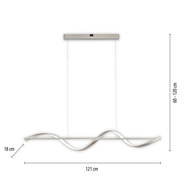 Q-smart-home paul neuhaus q-swing led hanglamp