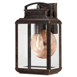 QUOIZEL Byron – buitenwandlamp in vintage ontwerp