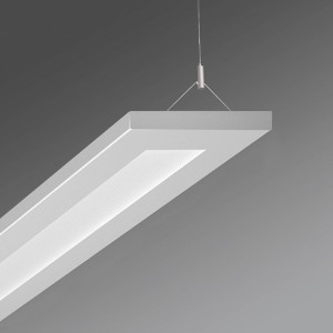 Regiolux Kantoor hanglamp Stail LED microprisma 52W wit alu