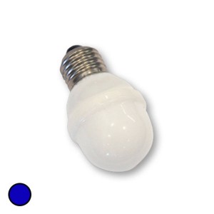 Rotpfeil E27 golfbal-lamp 1W 5,5 VA blauw