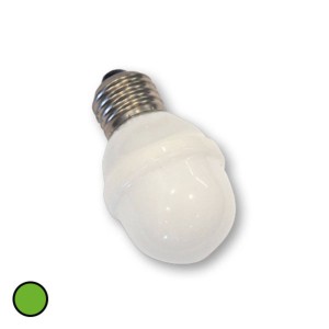 Rotpfeil E27 golfbal-lamp 1W 5,5 VA groen