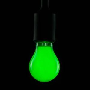SEGULA E27 2W LED-lamp groen, dimbaar