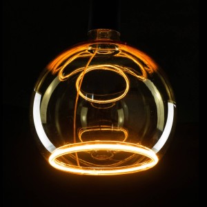 SEGULA LED floating globe G150 E27 4W 922 goud dim