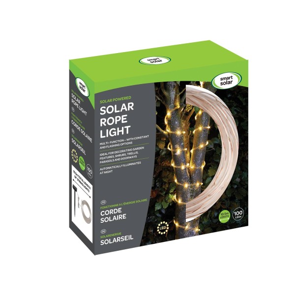 Smart garden led solar-lichtslang rope