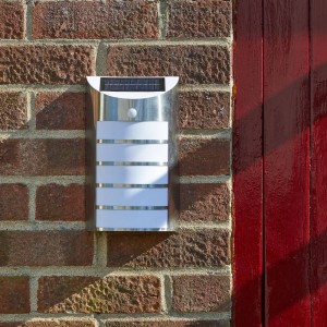 SMART GARDEN LED solar-wandlamp Welcome met sensor 2/pak
