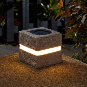 SMART GARDEN LED solarsteen Glam Rock in 2 per set