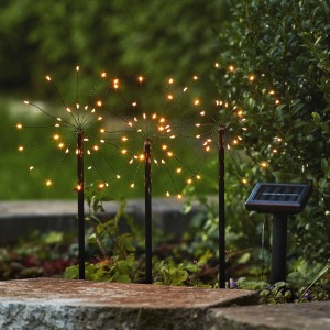 STAR TRADING LED lamp zonne-energie Firework set aardspiesen