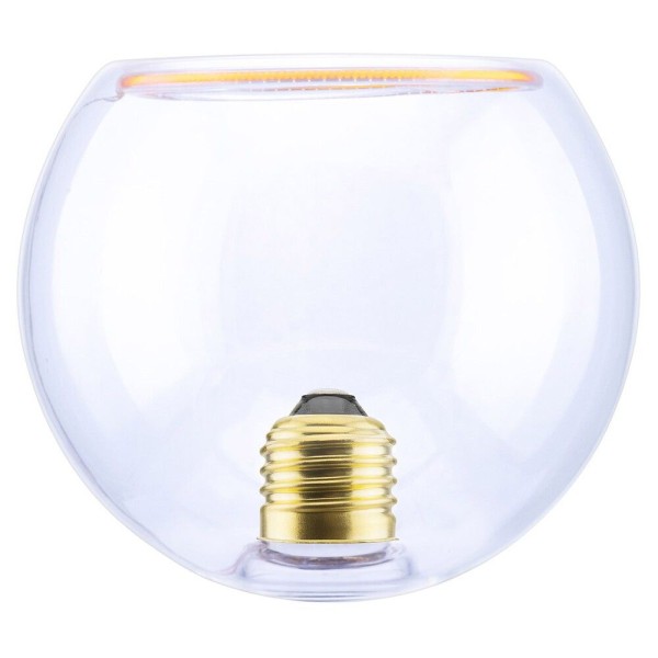 Globelamp uit de exclusieve floating serie van segula. Deze uitvoering heeft helder glas
