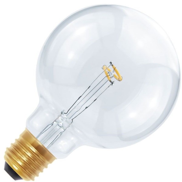 Deze led filamentlamp is onderdeel van de nieuwe design line van segula. De lampen geven licht dat in de buurt komt van een gloeilamp maar met minder verbruik. Bovendien geven de lampen warm licht en zijn ze dimbaar. Dit exemplaar is uitgevoerd in 2