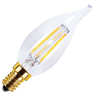 Segula | LED Kaarslamp tip | Kleine fitting E14 Dimbaar | 3,5W (vervangt 20W)