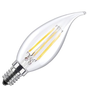 Segula | LED Kaarslamp tip | Kleine fitting E14 Dimbaar | 3,5W (vervangt 25W)