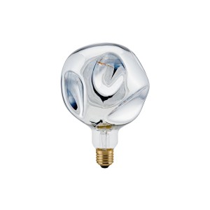 Sigor LED gloeilamp Giant Ball E27 4W 918 dim zilver-metaal.