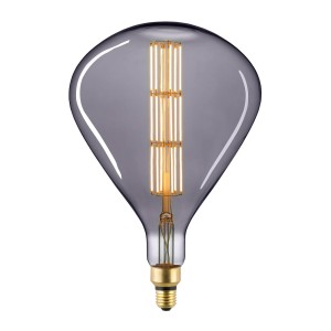 Sigor LED lamp Giant Tear E27 8W Filament 922 dim titanium