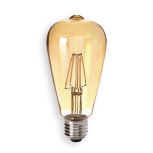 Sylvania E27 4W 825 LED ballonlamp goud, helder
