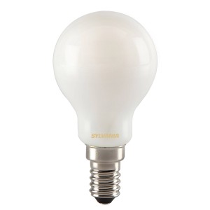 Sylvania LED druppellamp E14 ToLEDo RT Ball 4,5W 827 satijn