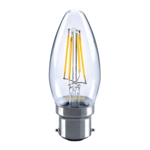 Sylvania LED kaarslamp B22 4,5W 827 helder