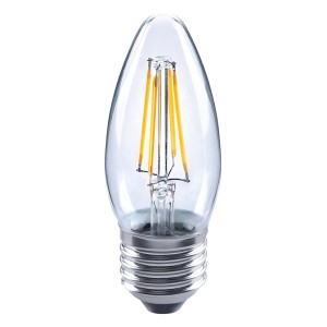 Sylvania LED kaarslamp E27 4,5W 827 filament helder