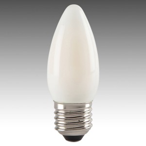 Sylvania LED kaarslamp E27 4,5W 827 gesatineerd