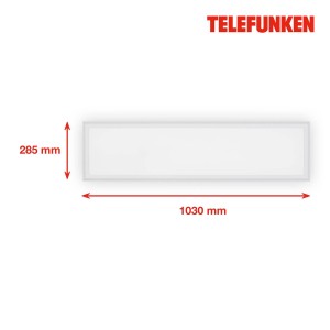 Telefunken LED paneel Magic Framelight wit CCT RGB 29x103cm