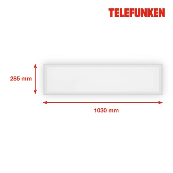 Telefunken led paneel magic framelight wit cct rgb 29x103cm