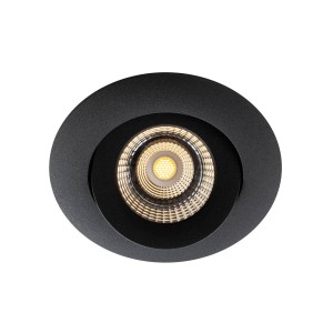 The Light Group SLC One 360° LED inbouwlamp dim-to-warm zwart