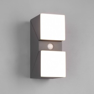 Trio Lighting LED buitenwandlamp Avon, 2-lamps, sensor