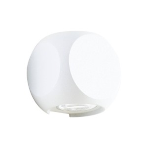 Viokef LED buitenwandlamp Ballito, up-/downlight, wit