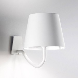 Zafferano LED wandlamp met Akku, wit