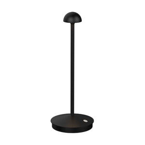 Zambelis LED accu-tafellamp E314 voor buiten, mat zwart