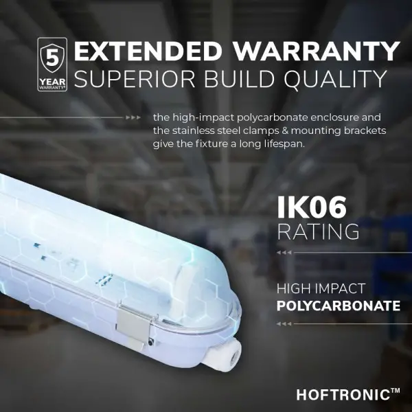Hoftronic led tl armatuur 120 cm ip65 koppelbaar 4 4