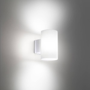 AILATI Bianca LED buitenwandlamp in wit