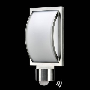 Albert Leuchten Buitenwandlamp Curvo met bewegingssensor