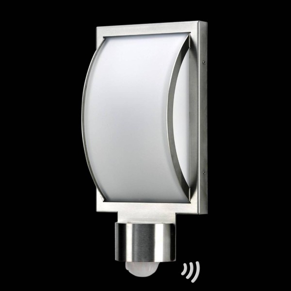 Albert leuchten buitenwandlamp curvo met bewegingssensor