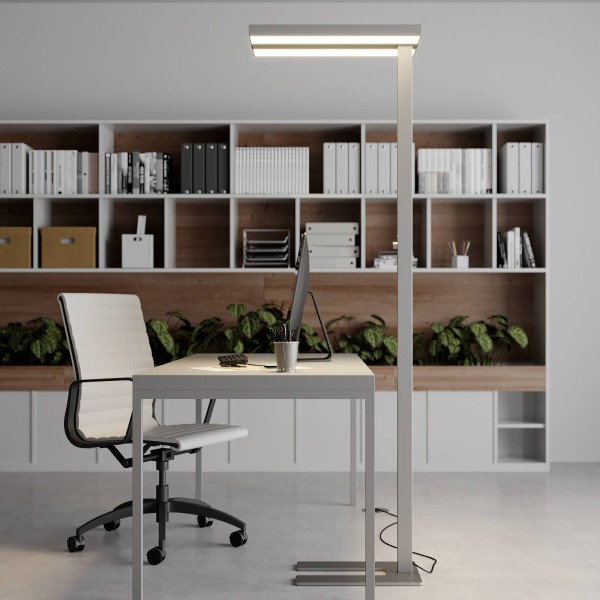 Arcchio dimbare led kantoor vloerlamp logan